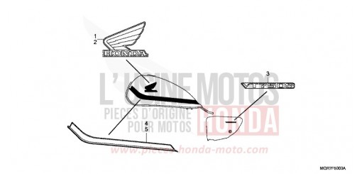 MARQUE/RAYURE VT750SB de 2011
